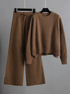 MELISA | KNIT TOP AND WIDE-LEG PANTS SET