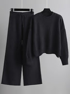 MELISA | KNIT TOP AND WIDE-LEG PANTS SET