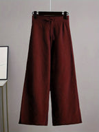 MELISA | KNIT TOP AND WIDE-LEG PANTS SET