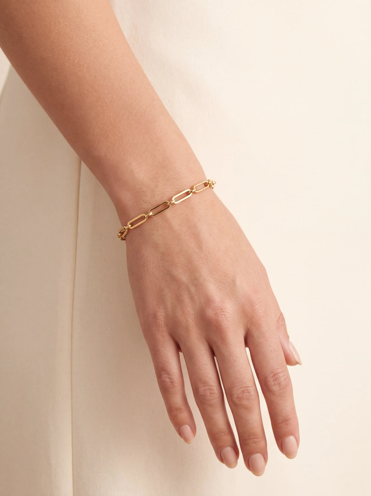 MELISANDE | PAPERCLIP CHAIN BRACELET - Gold