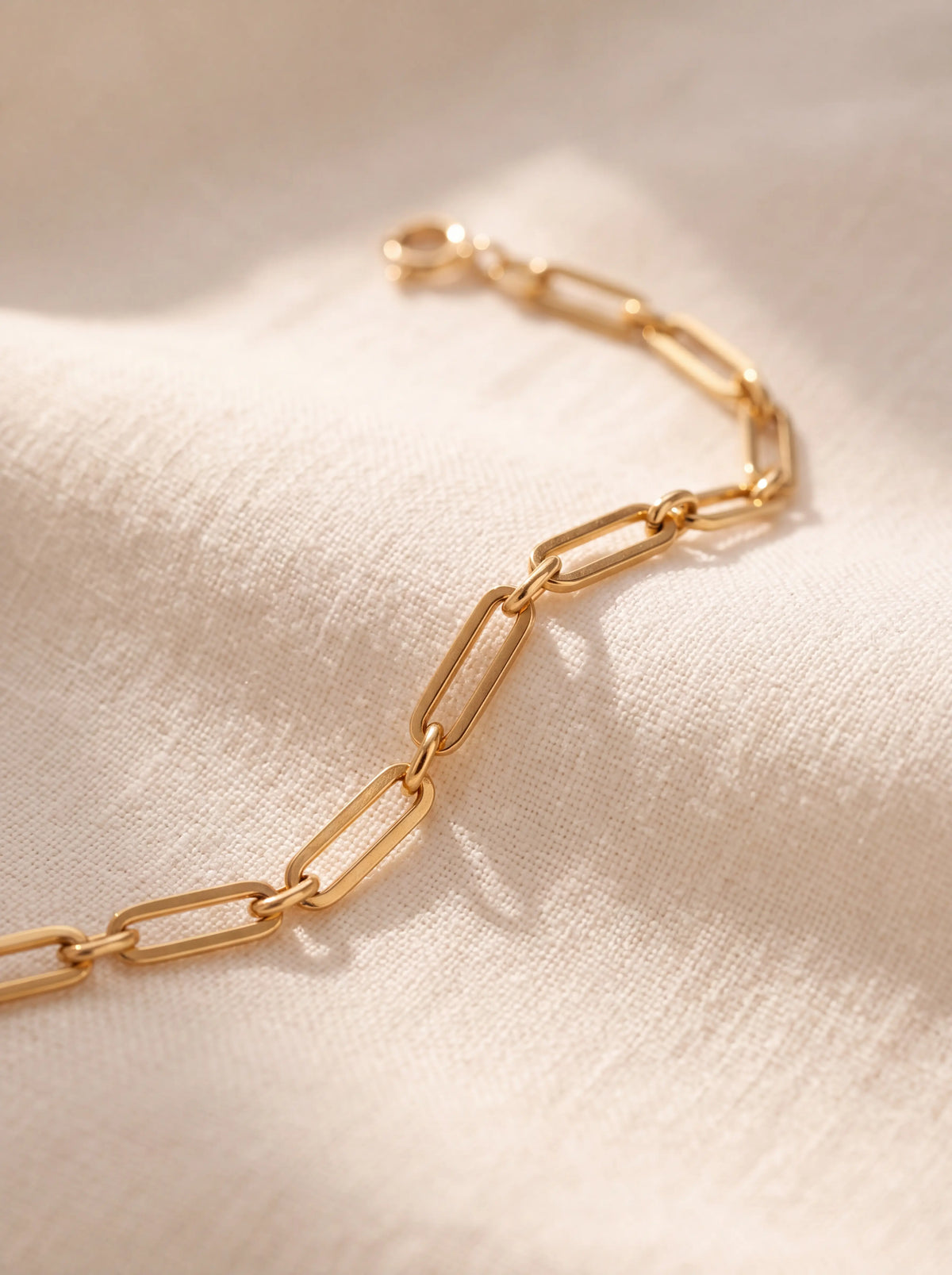 MELISANDE | PAPERCLIP CHAIN BRACELET - Gold