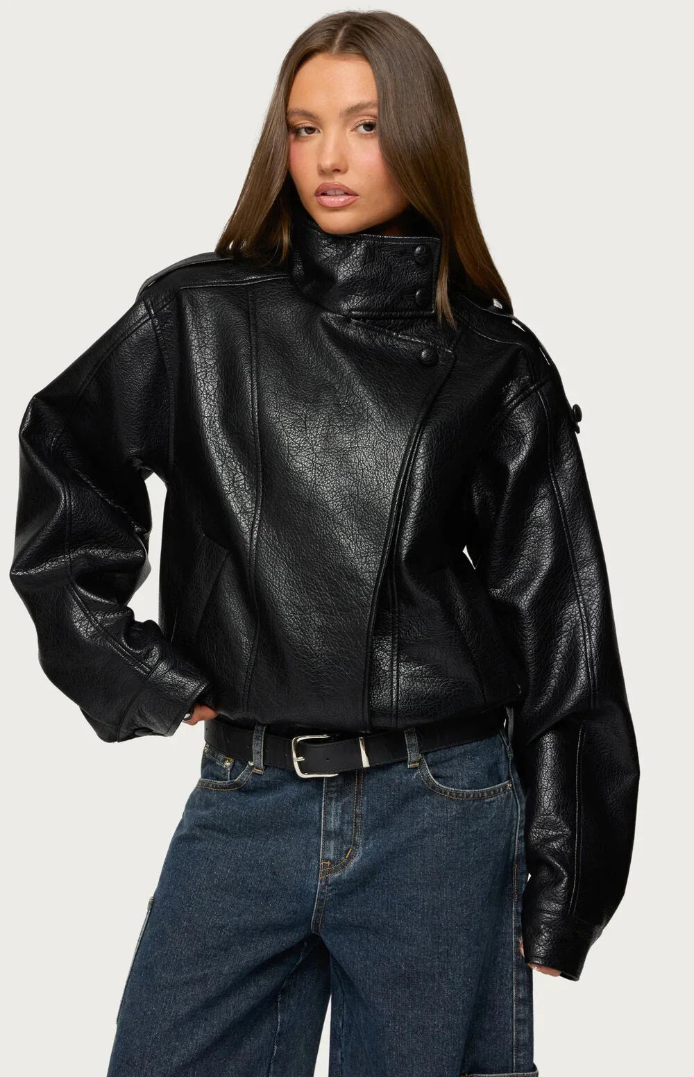 MIRELA | CROPPED JACKET - Black