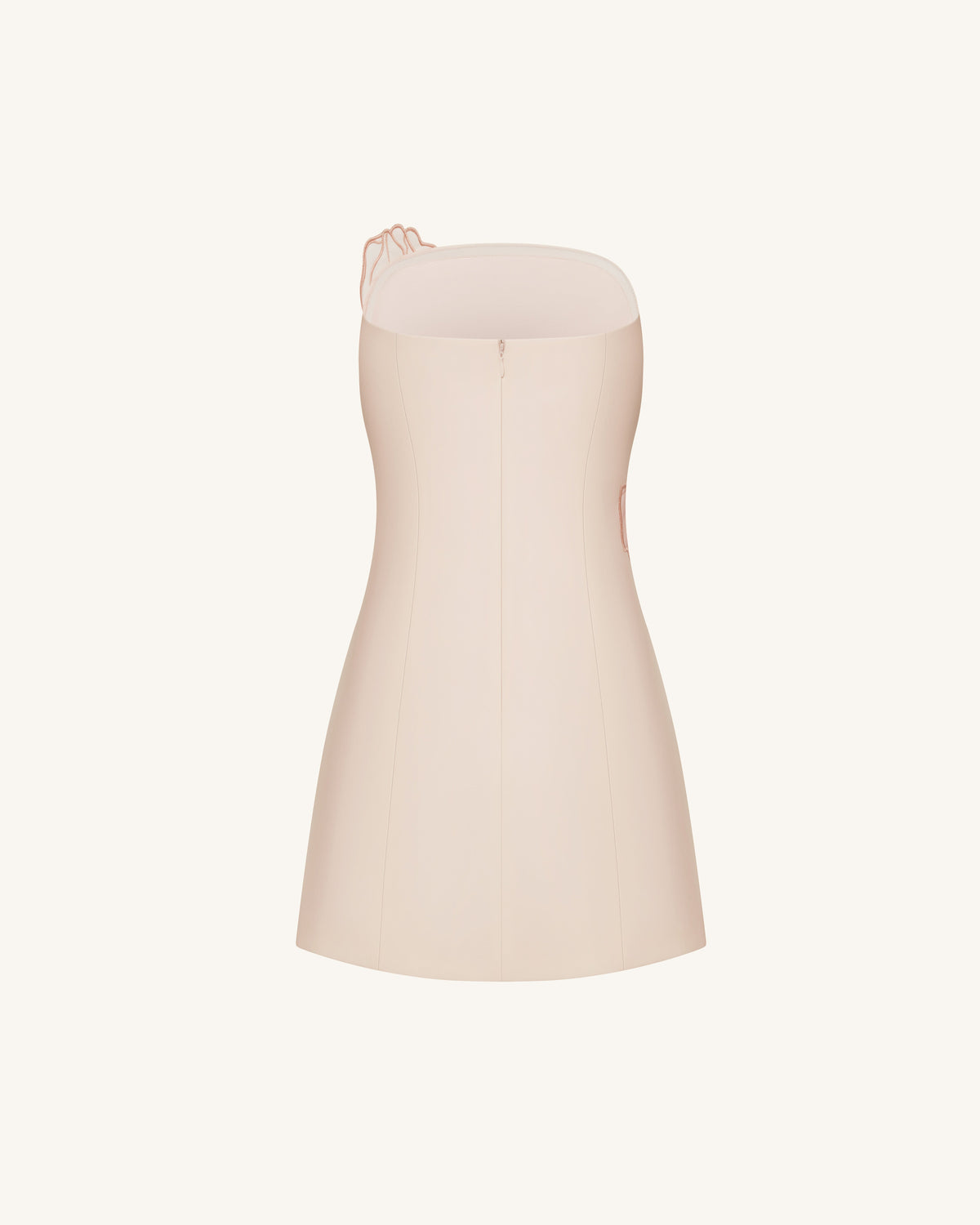 NINON | STRAPLESS MINI DRESS - Blush Floral