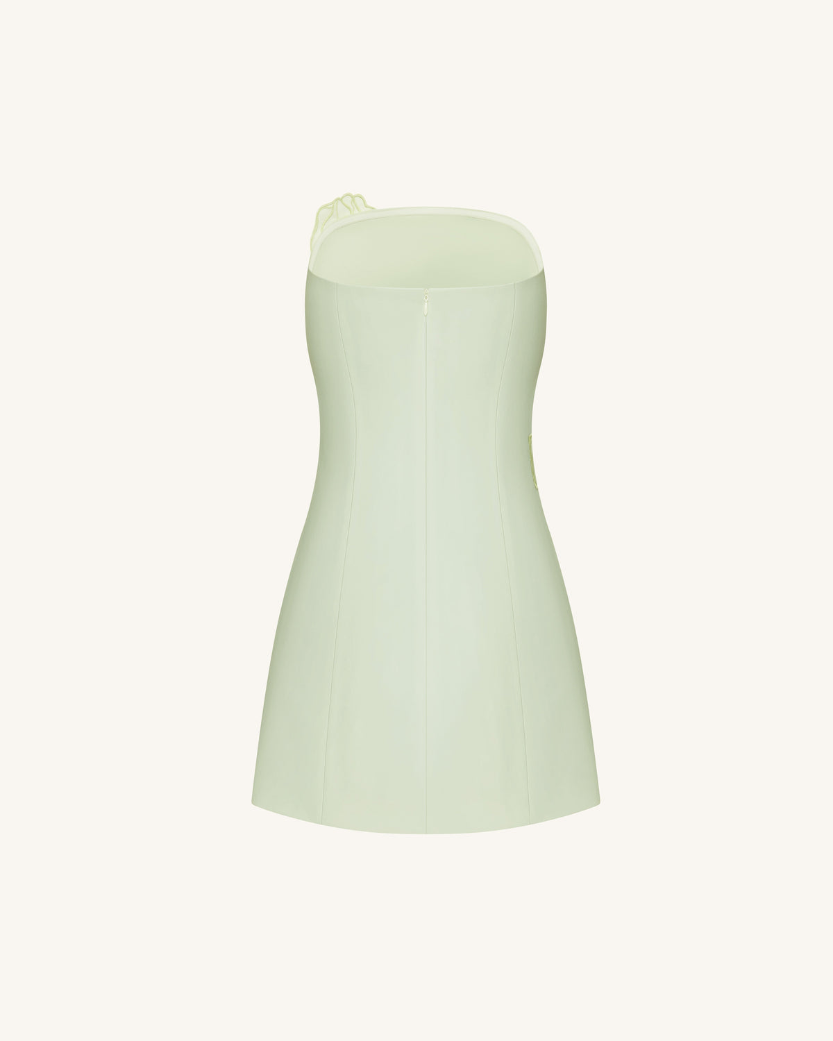 NINON | STRAPLESS MINI DRESS - Mint Floral