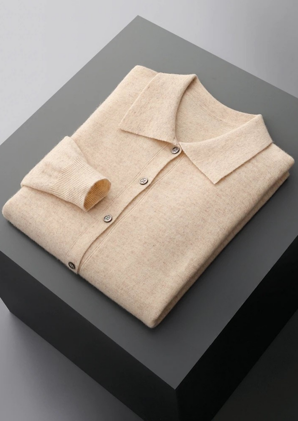NOLAN | POLO COLLAR CARDIGAN