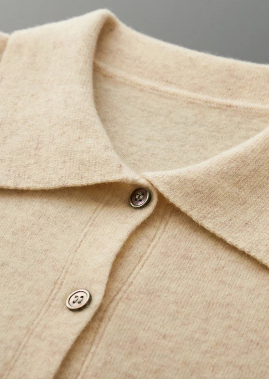 NOLAN | POLO COLLAR CARDIGAN
