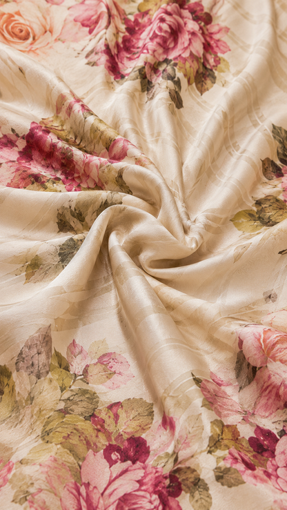 NOVARA | FLORAL MIDI DRESS - Cream Floral