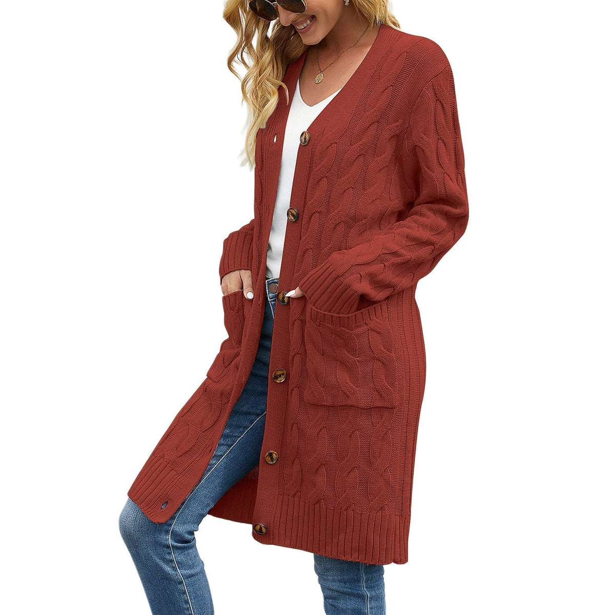 ODELINE | CABLE-KNIT COAT
