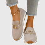 OLYMPIA | HORSEBIT LOAFER SNEAKERS - Beige