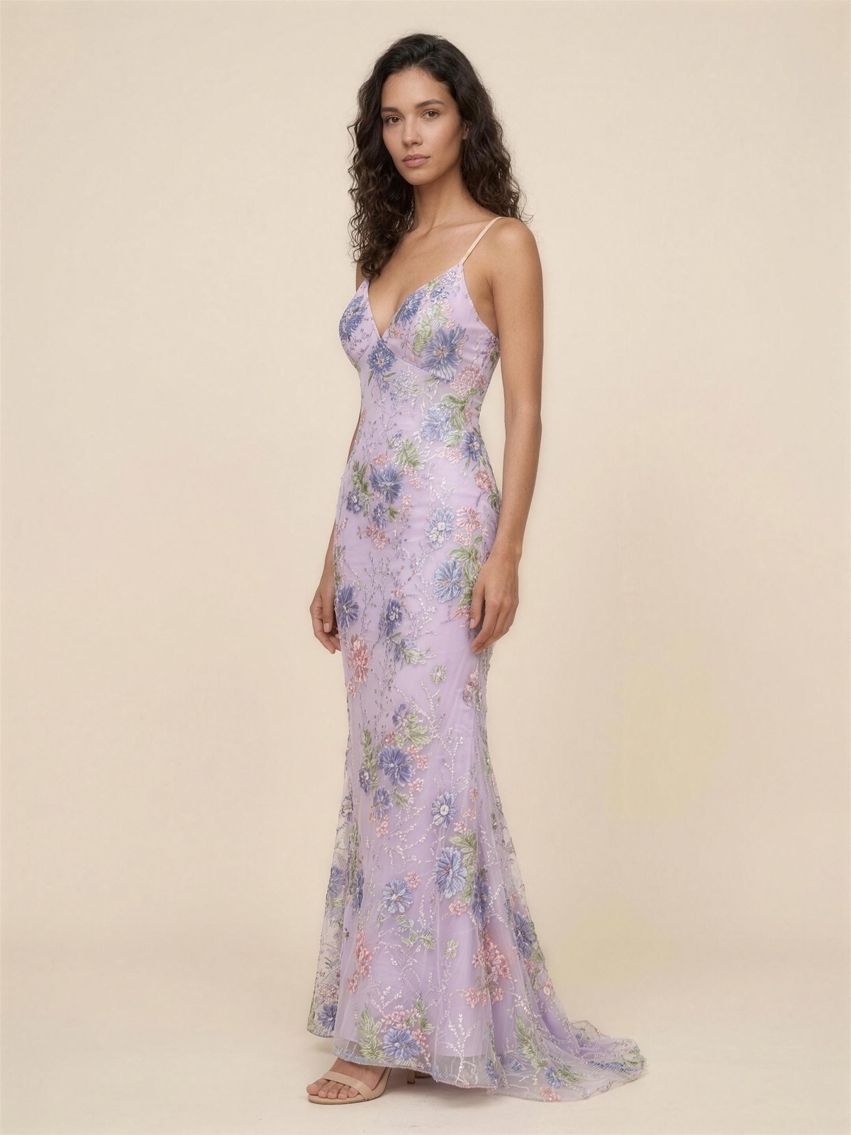 OPHELIE | MERMAID MAXI DRESS - Lilac