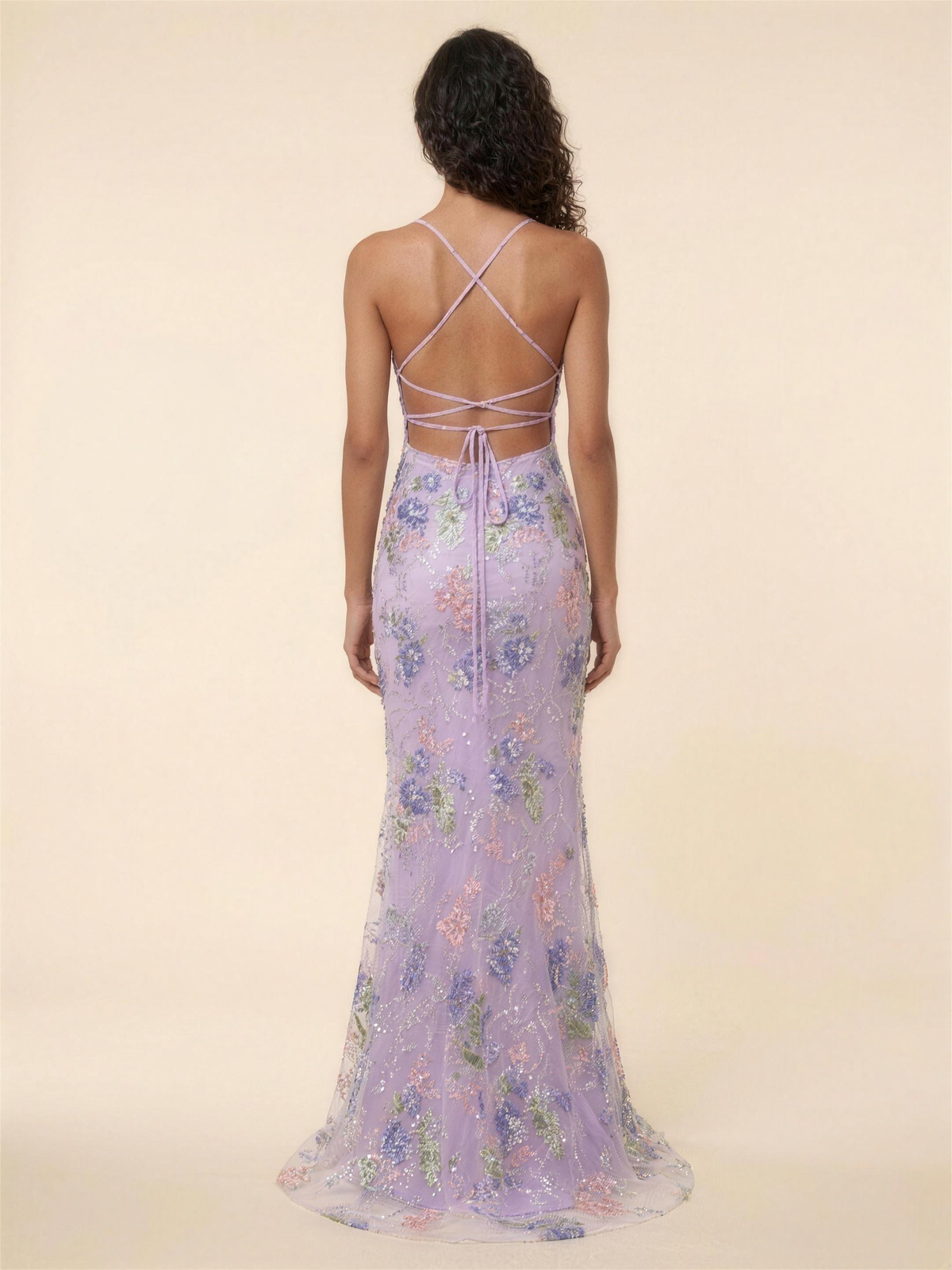 OPHELIE | MERMAID MAXI DRESS - Lilac