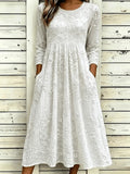 ORNELLA | FLORAL EMBROIDERED MAXI DRESS - White