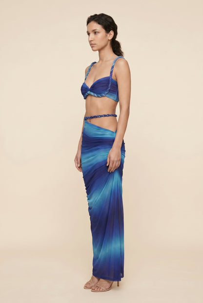 PALMIRA | CUTOUT MAXI SET - Blue Ombre