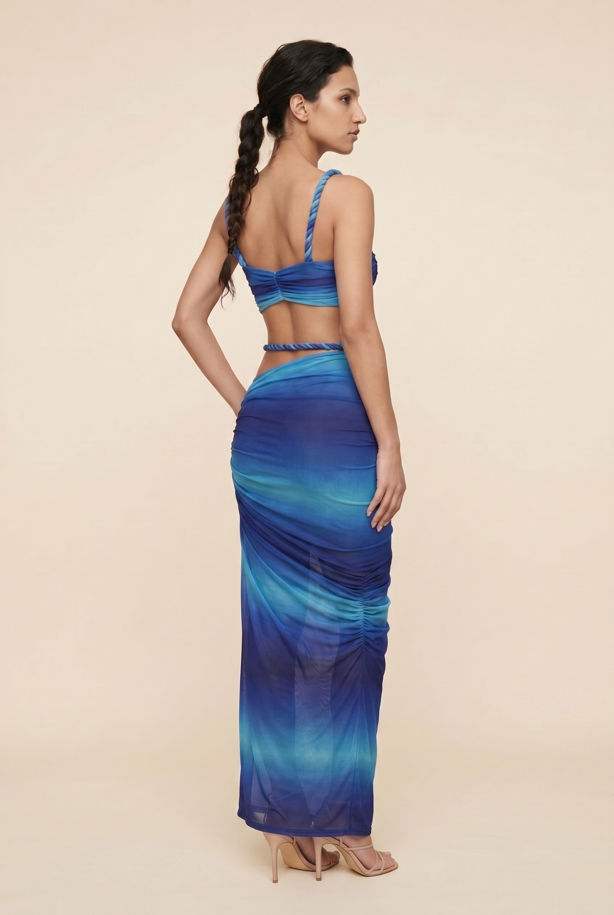PALMIRA | CUTOUT MAXI SET - Blue Ombre