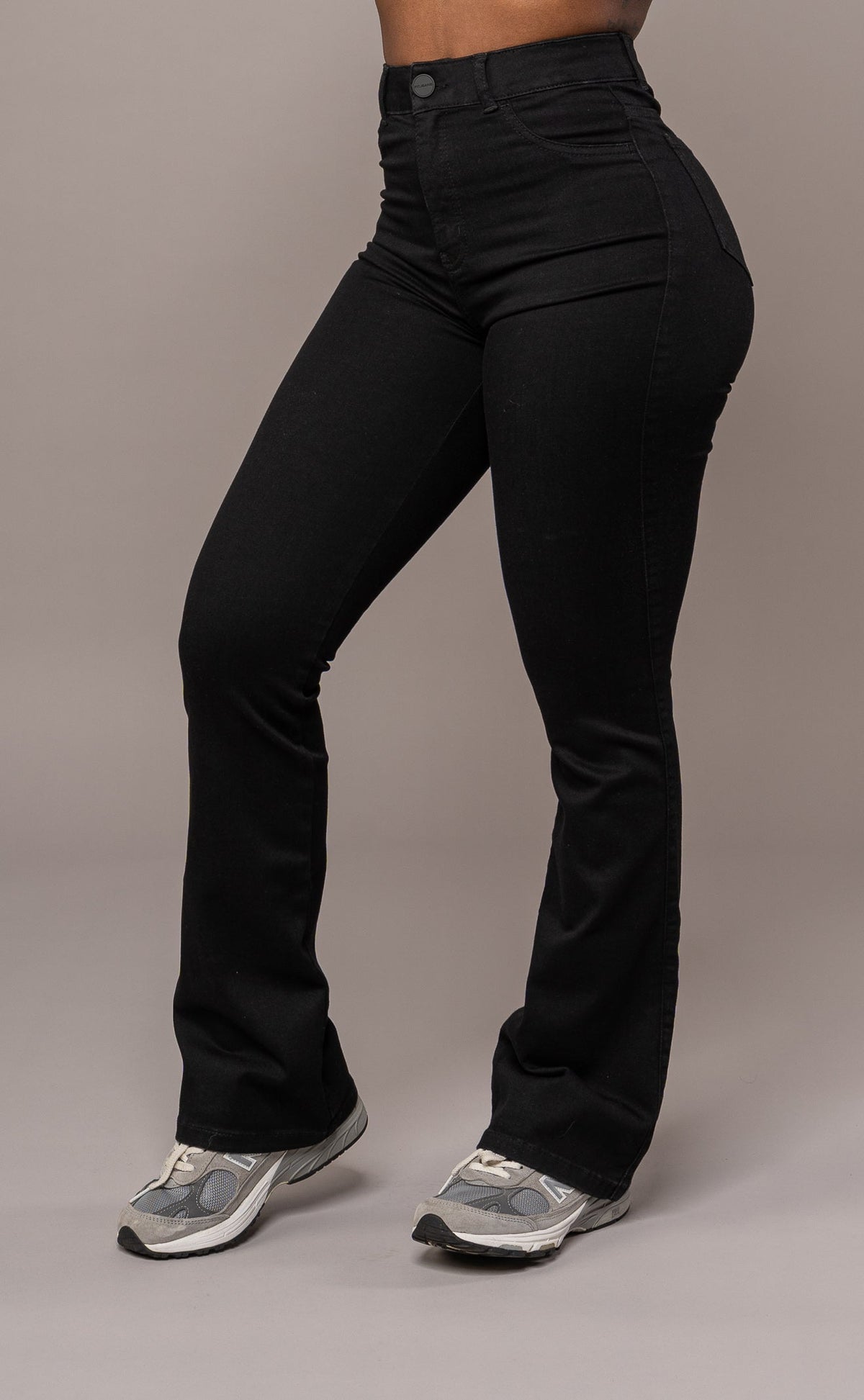 PHAEDRA | FLARE JEANS - Black