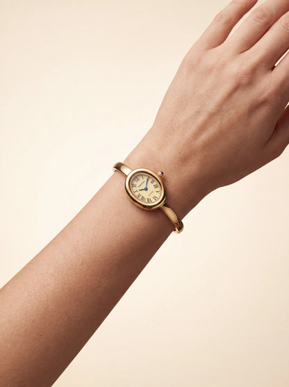 POSY | GOLD BANGLE WATCH - Gold