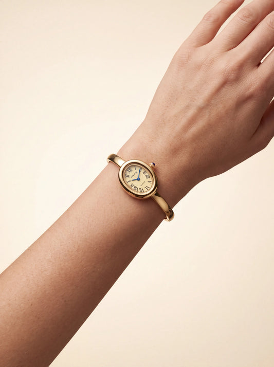 POSY | GOLD BANGLE WATCH - Gold
