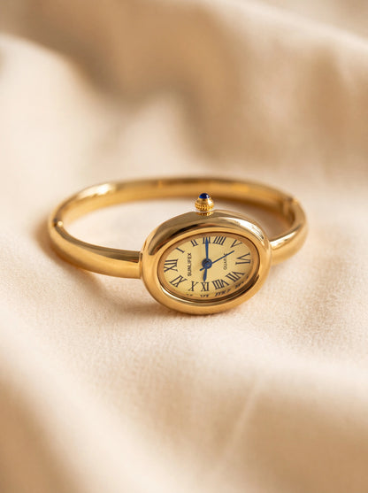 POSY | GOLD BANGLE WATCH - Gold