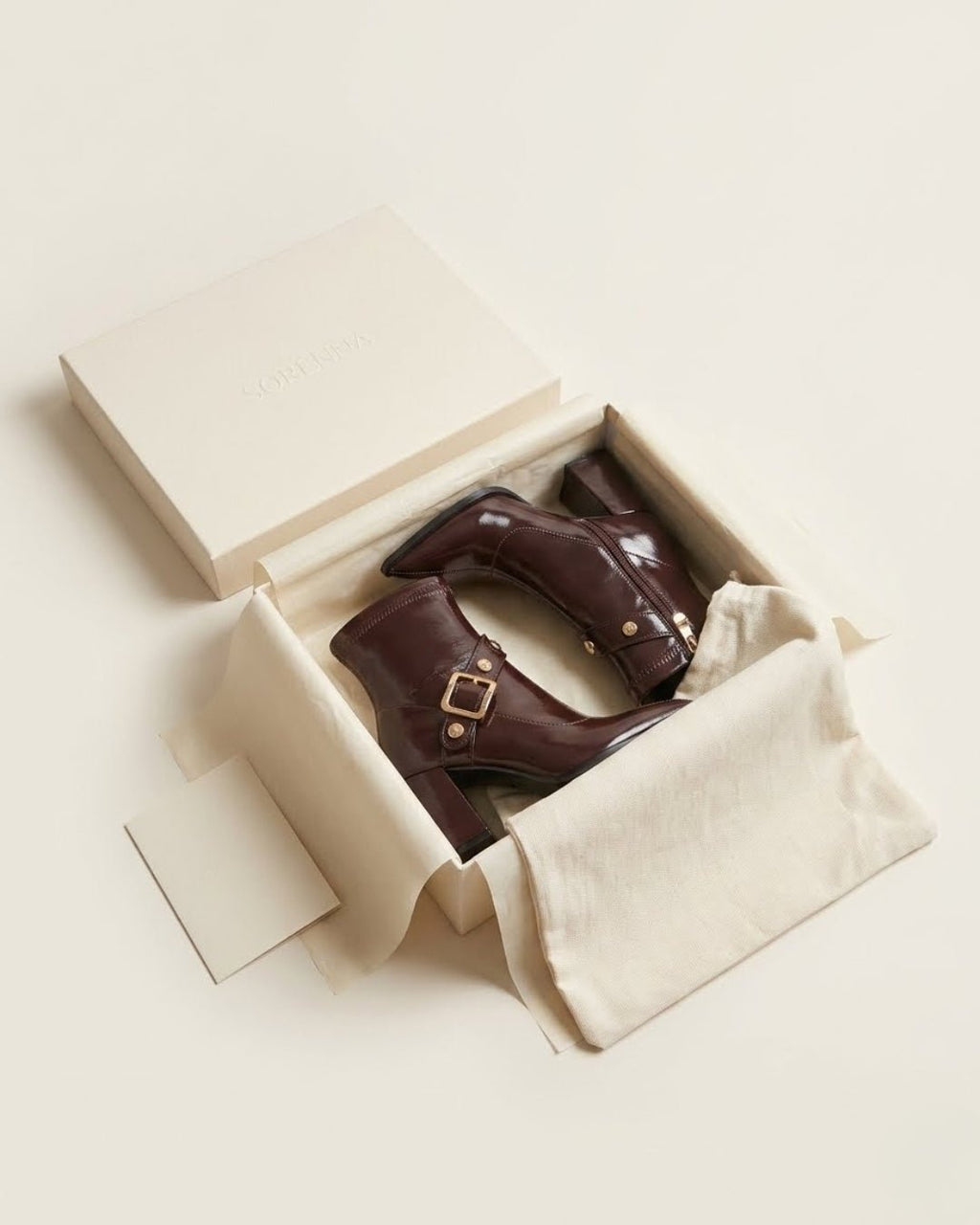 PRISCILLE | BUCKLED ANKLE BOOTS