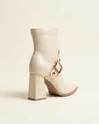 PRISCILLE | BUCKLED ANKLE BOOTS