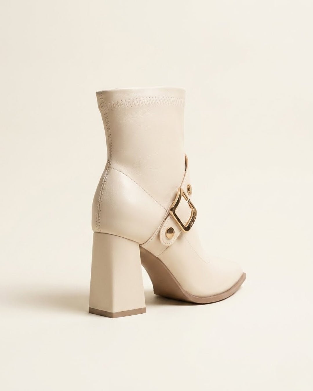 PRISCILLE | BUCKLED ANKLE BOOTS