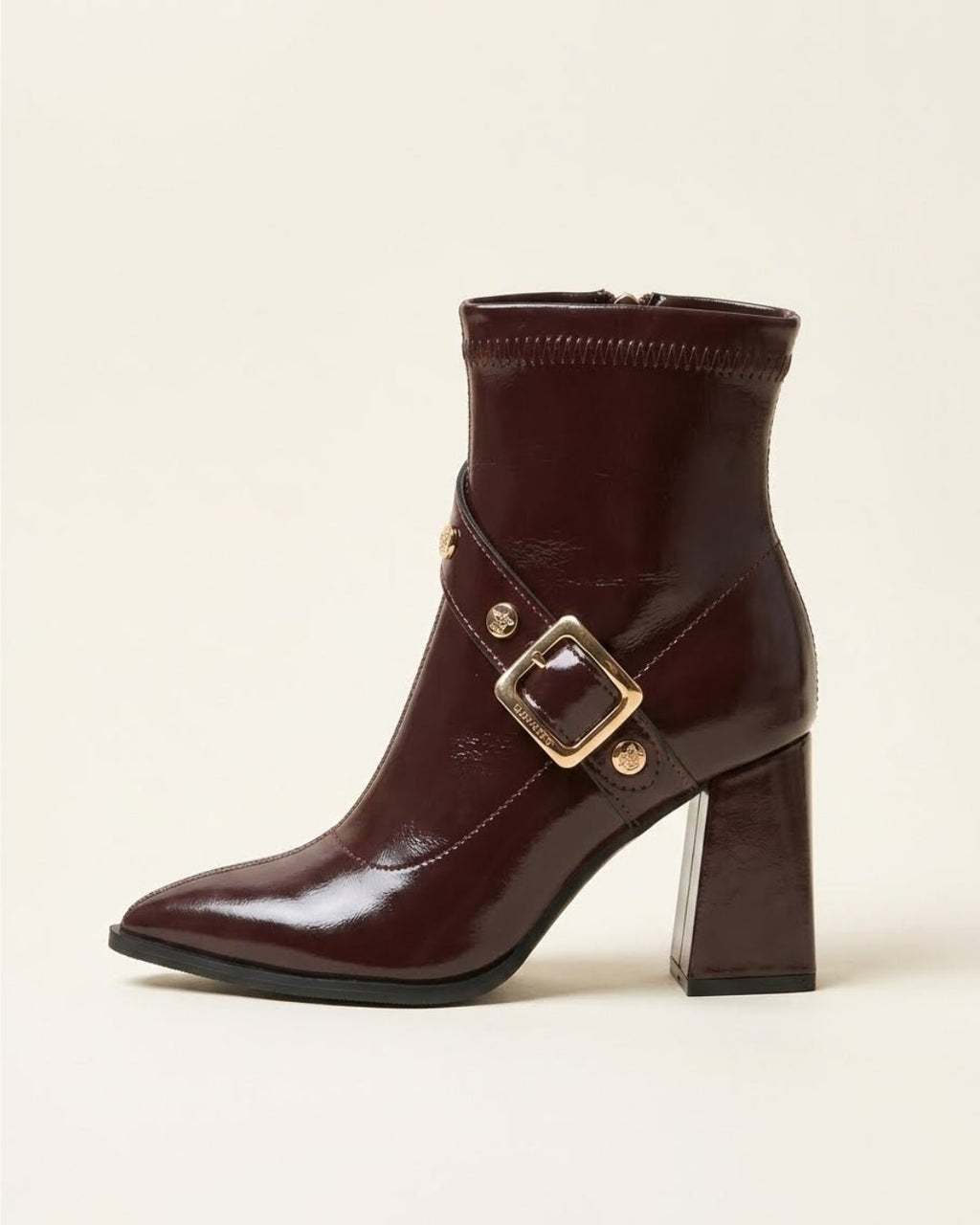 PRISCILLE | BUCKLED ANKLE BOOTS