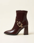 PRISCILLE | BUCKLED ANKLE BOOTS