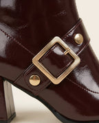 PRISCILLE | BUCKLED ANKLE BOOTS