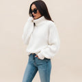 RIA | KNIT TOP - White