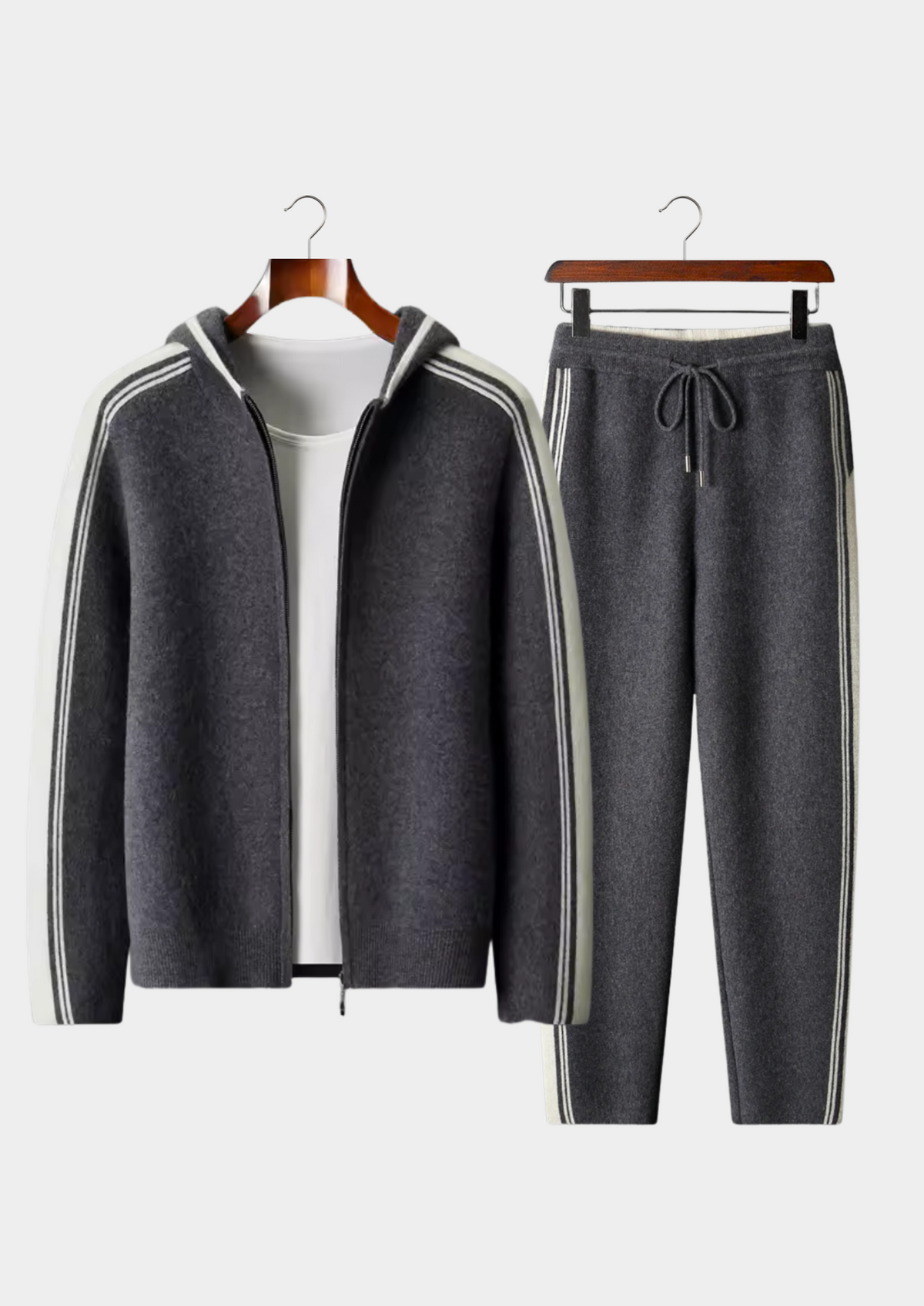 RONAN | HOODED TRACKSUIT - Dark Gray
