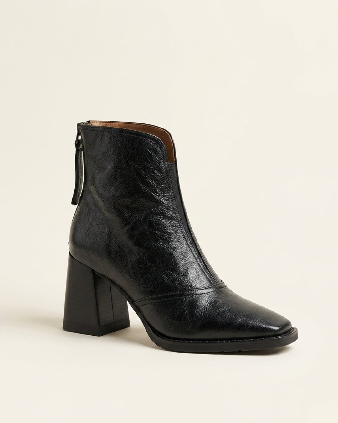 ROSABEL | WESTERN ANKLE BOOTS - Black