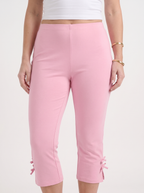 ROSARIO | BOW DETAIL CAPRI PANTS