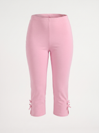 ROSARIO | BOW DETAIL CAPRI PANTS