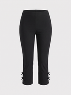 ROSARIO | BOW DETAIL CAPRI PANTS