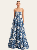 SANA | MAXI DRESS - Blue