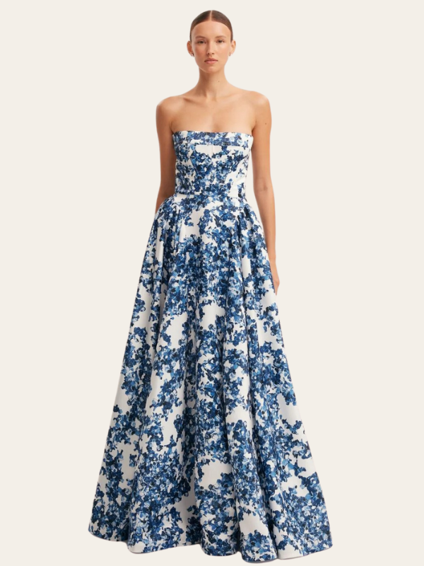 SANA | MAXI DRESS - Blue