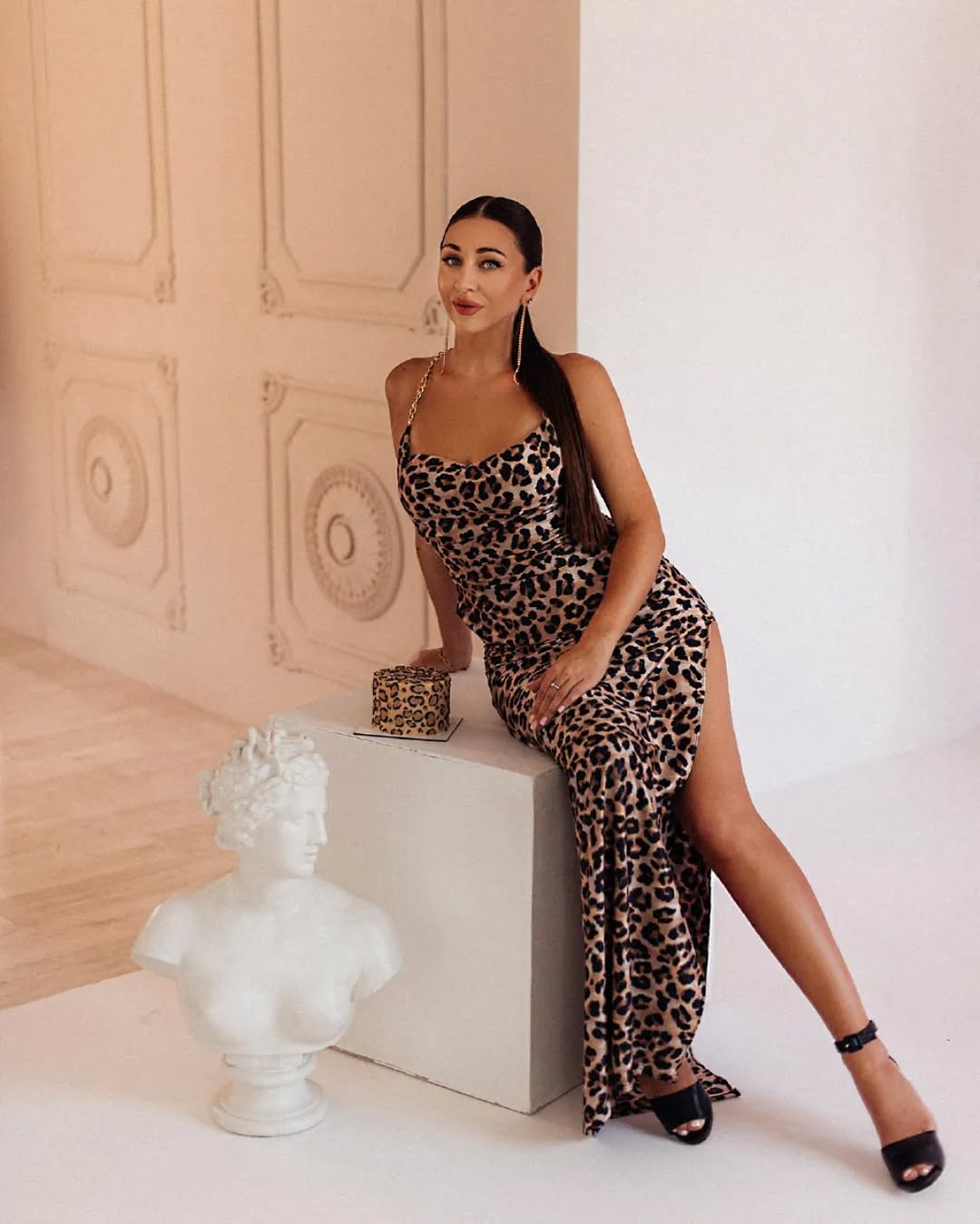 SEYA | LEOPARD MAXI DRESS - Leopard Print