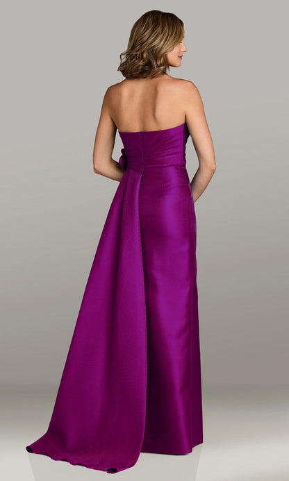 SILVANA | STRAPLESS MAXI DRESS - Fuchsia