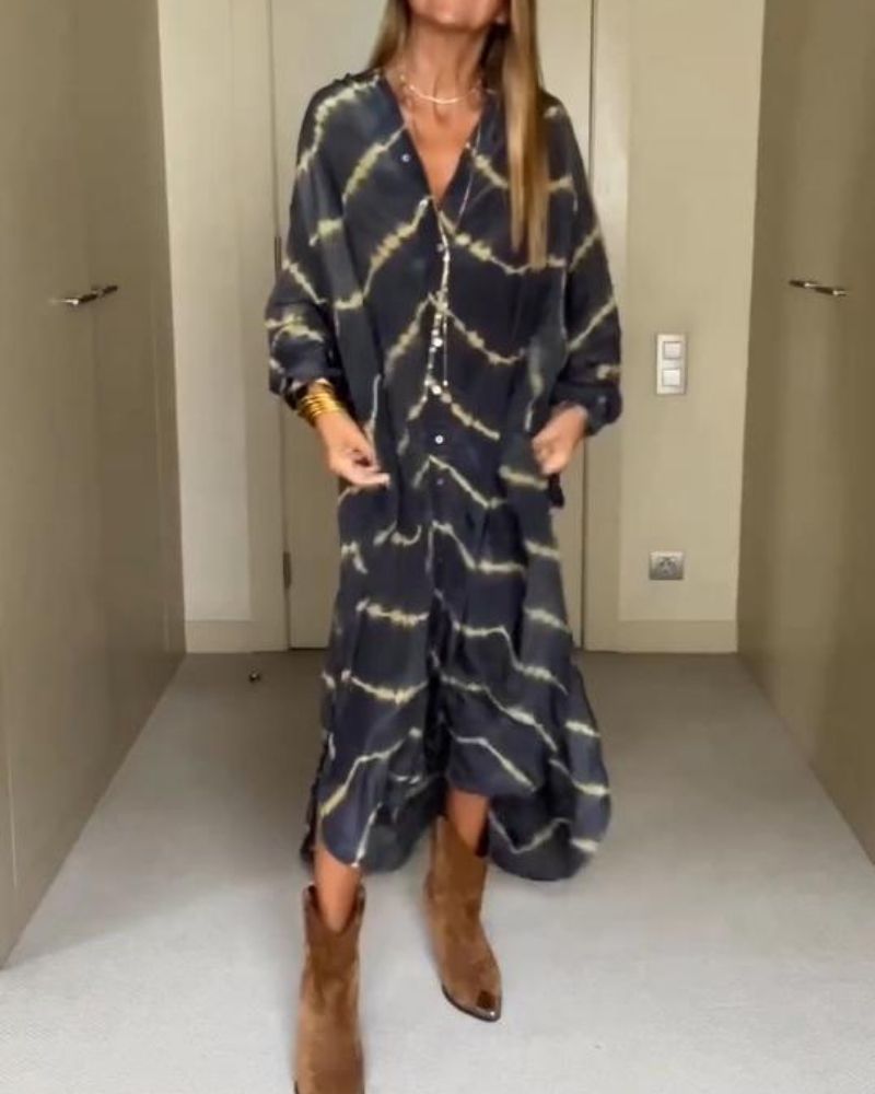 TANIA | MAXI DRESS - Navy