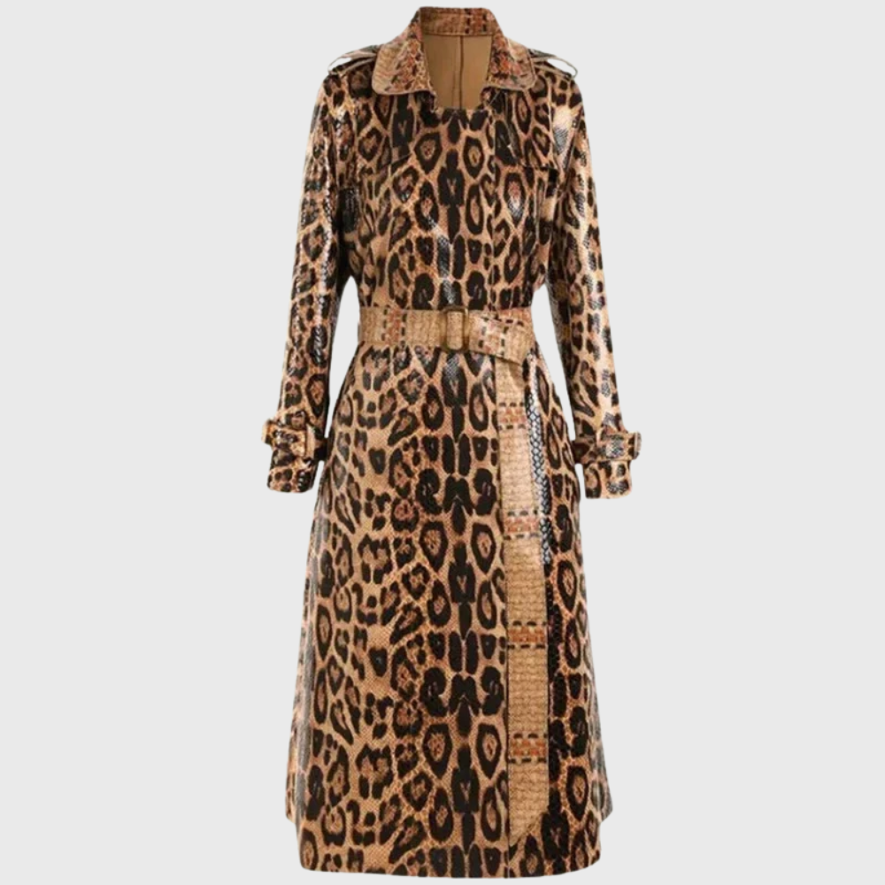 TIZIANA | LEOPARD TRENCH COAT - Leopard