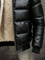 TOBIAS | QUILTED FAUX LEATHER JACKET