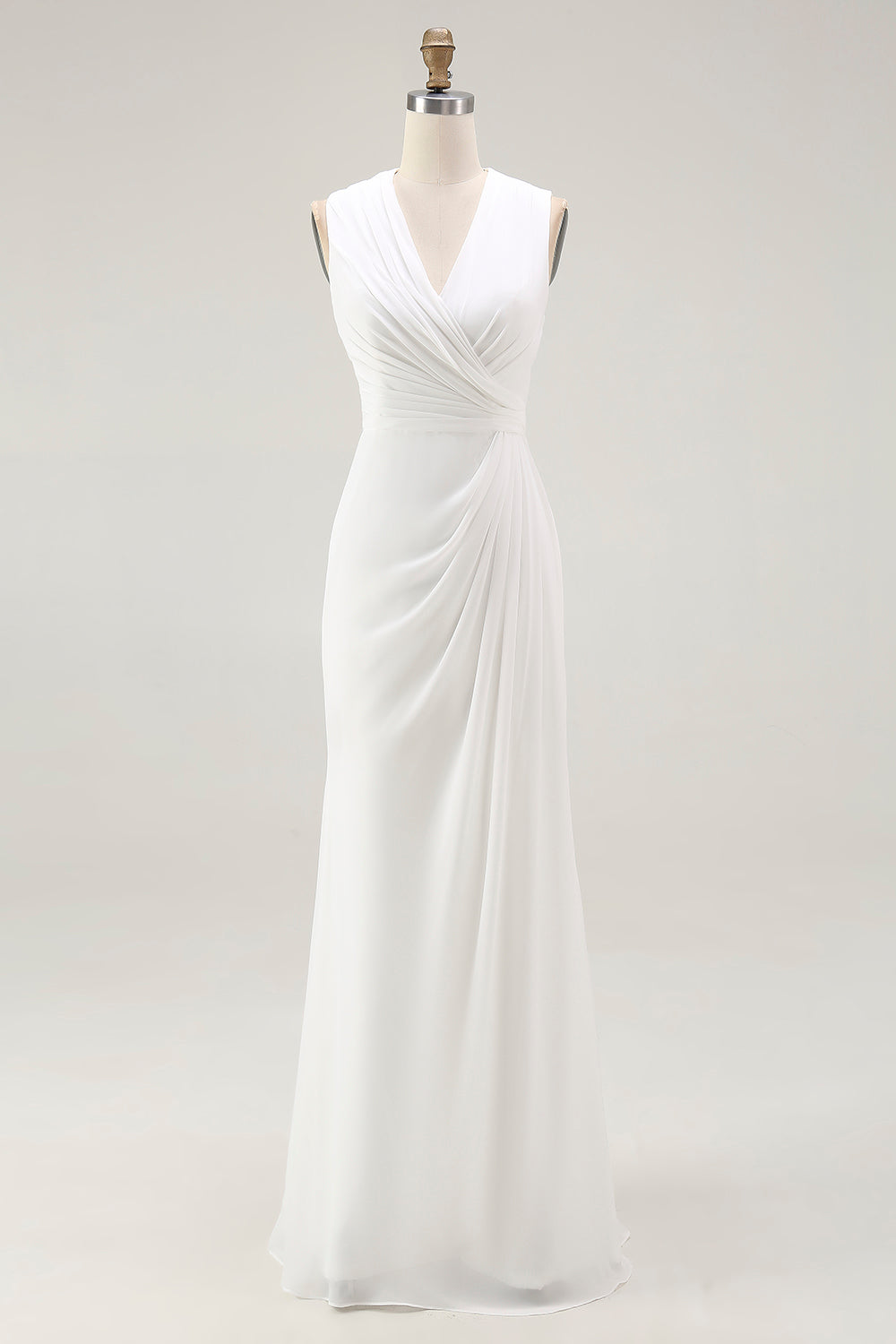 VADA | CHIFFON MAXI DRESS - White