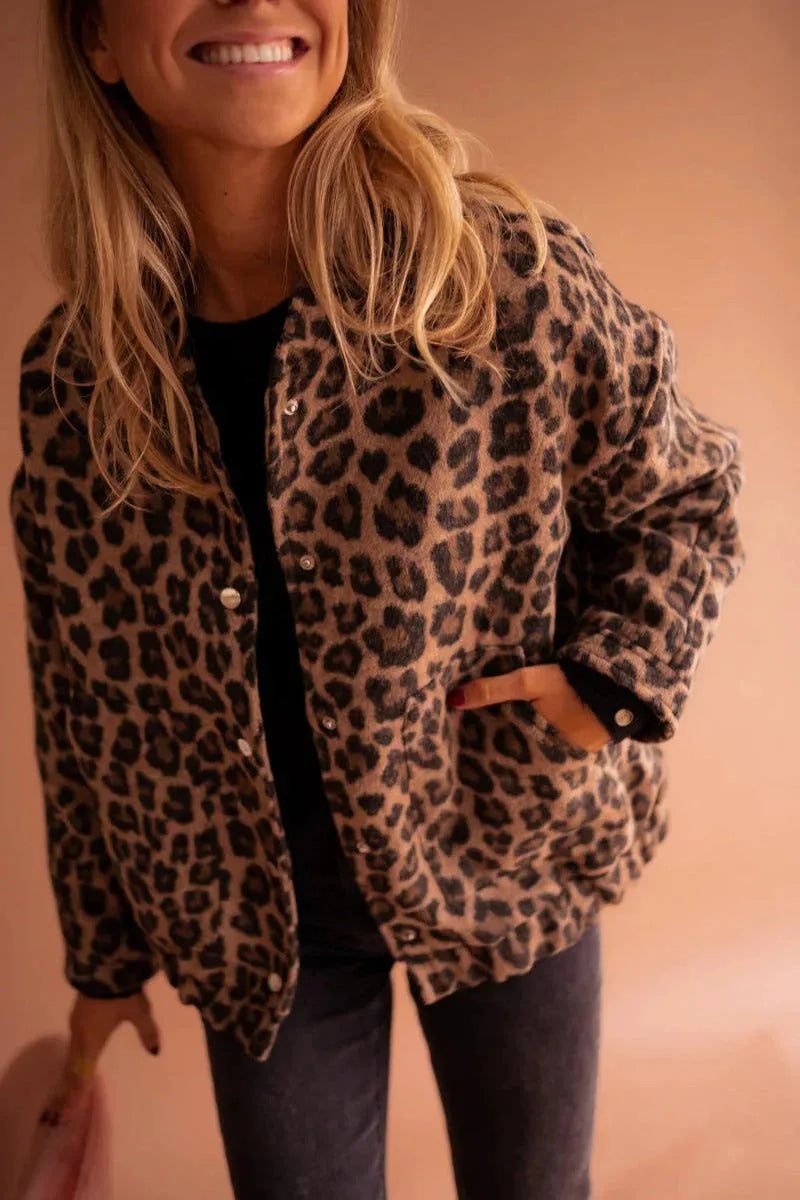 WINOLA | LEOPARD PRINT POCKET JACKET - Leopard