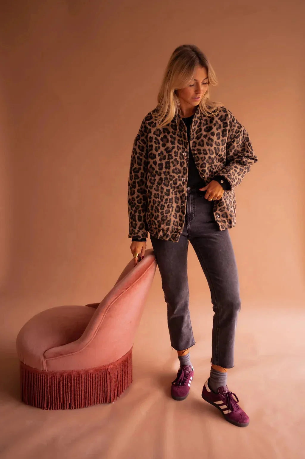 WINOLA | LEOPARD PRINT POCKET JACKET - Leopard