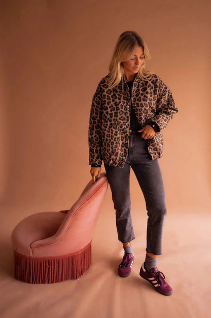 WINOLA | LEOPARD PRINT POCKET JACKET - Leopard