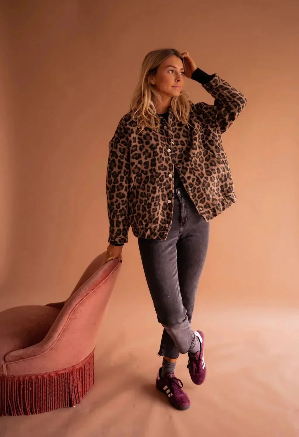 WINOLA | LEOPARD PRINT POCKET JACKET - Leopard