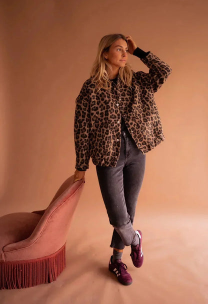 WINOLA | LEOPARD PRINT POCKET JACKET - Leopard