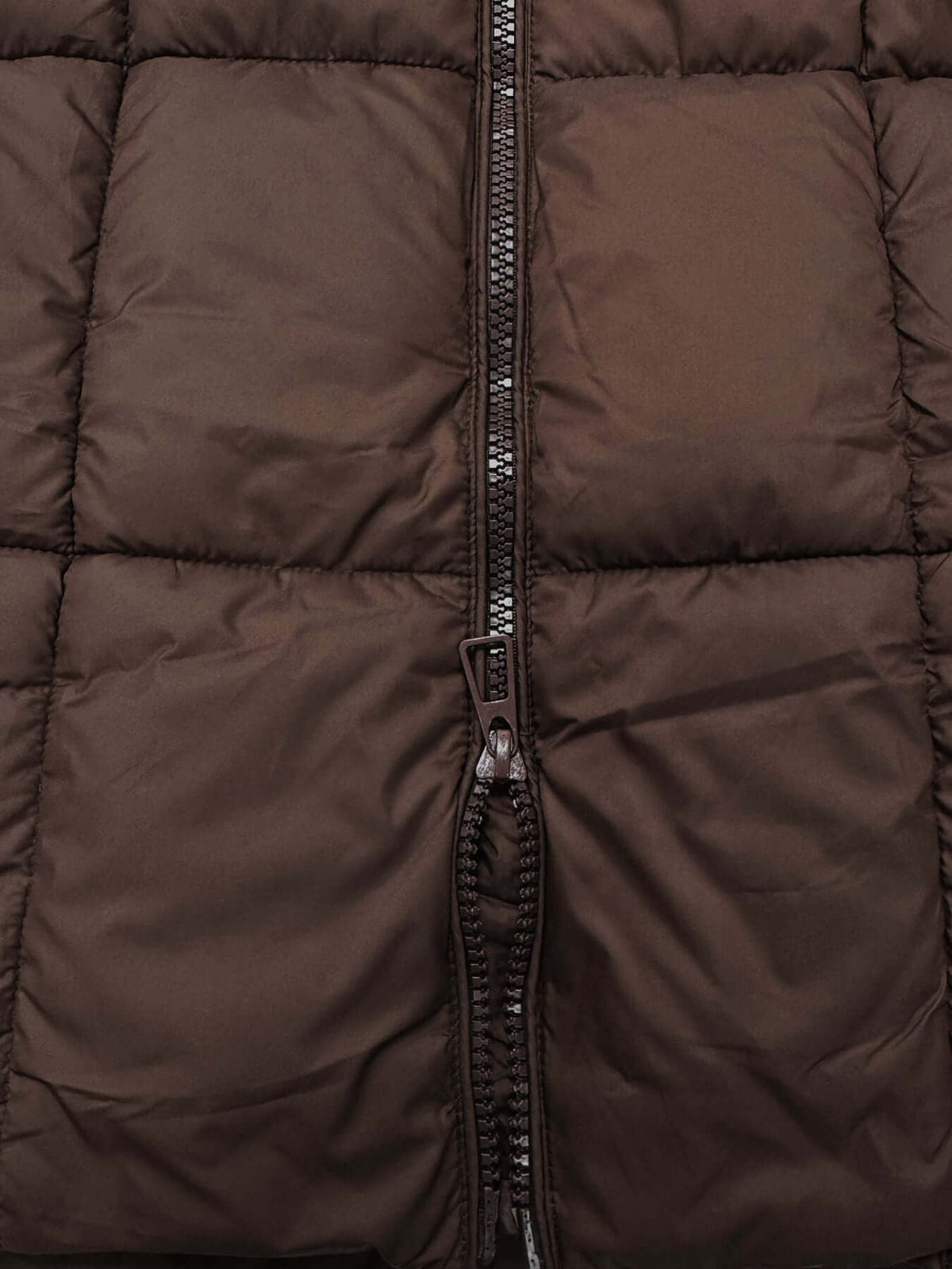 YESSENIA | HOODED DRAWSTRING PUFFER PARKA - Brown