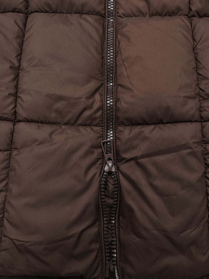 YESSENIA | HOODED DRAWSTRING PUFFER PARKA - Brown