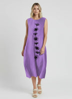 ZITA | MIDI DRESS - Rich Violet